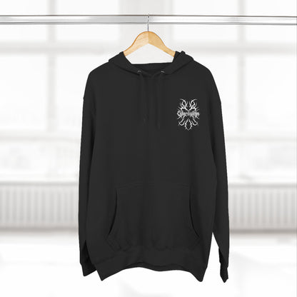 Cybersigilism Gothic Three-Panel Fleece Hooded Sweatshirt