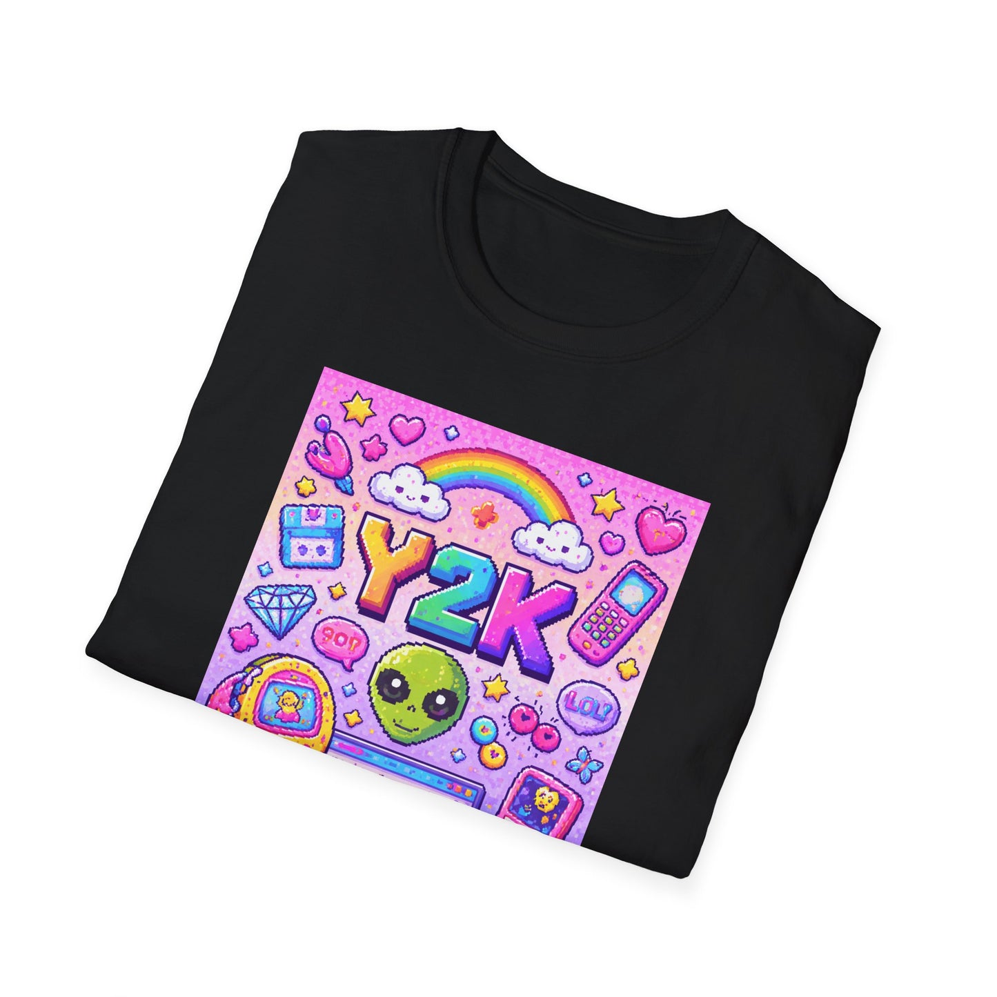 8Bit Y2K Retro Tech Graphic Women's T-Shirt