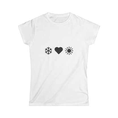 Universal Cold World Heart Inner Sun Women's Tee