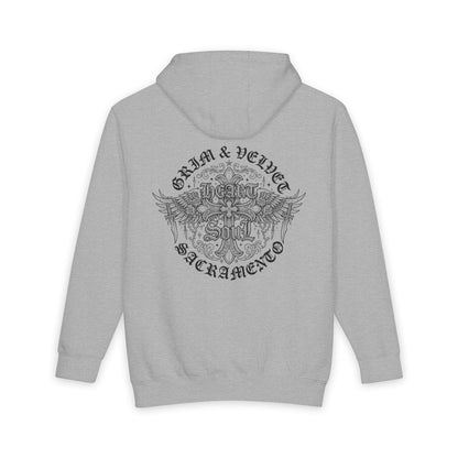 Grim & Velvet Heart Soul Heavyweight Hooded Sweatshirt
