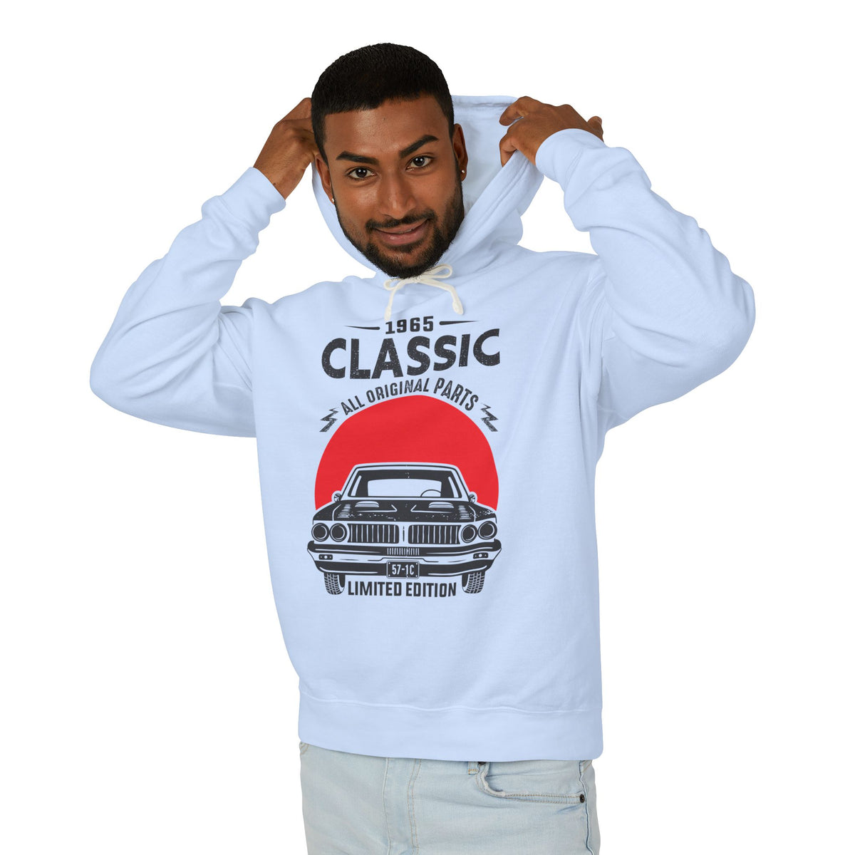 1965 Classic All Original Parts Limited Edition Lightweight Hooded Sweatshirt