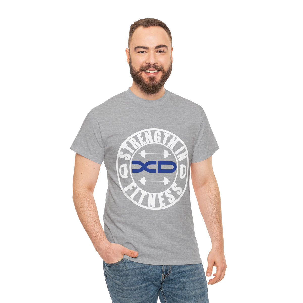 Strength & Fitness Barbell T‑Shirt
