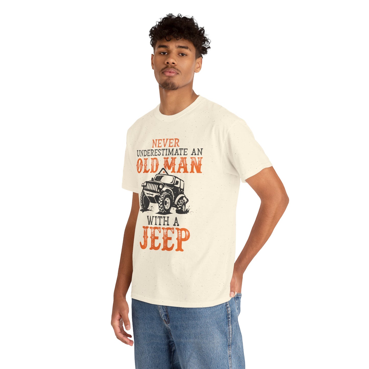 Never Underestimate Old Man With Jeep T-Shirt
