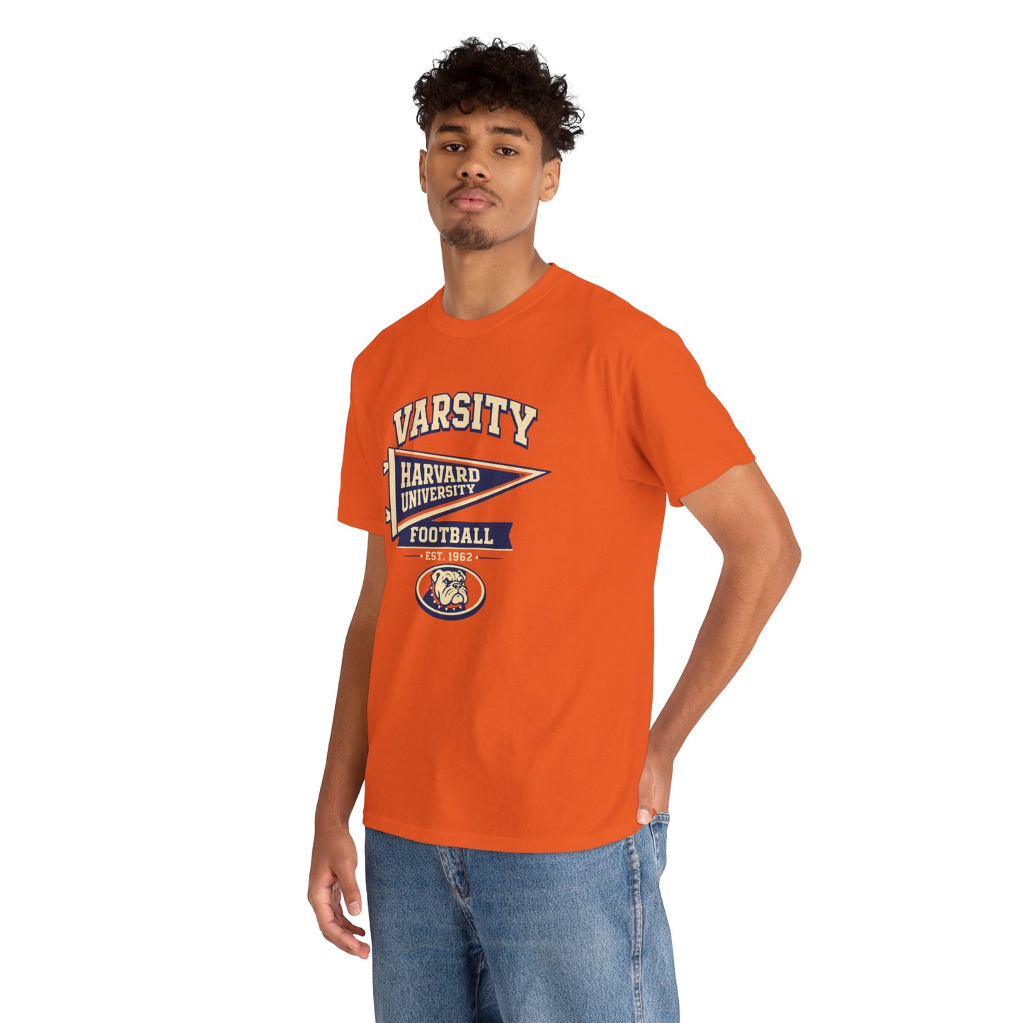 Harvard Varsity Football Pennant Men's T-Shirt