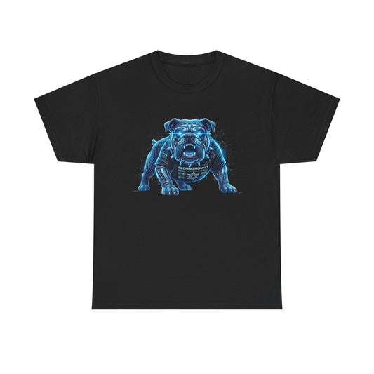 Wire Frame Bulldog Neon Graphic Men's Tee