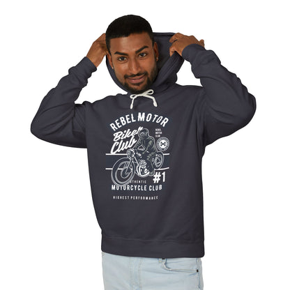 Rebel Motor Bike Club Lightweight Hooded Sweatshirt