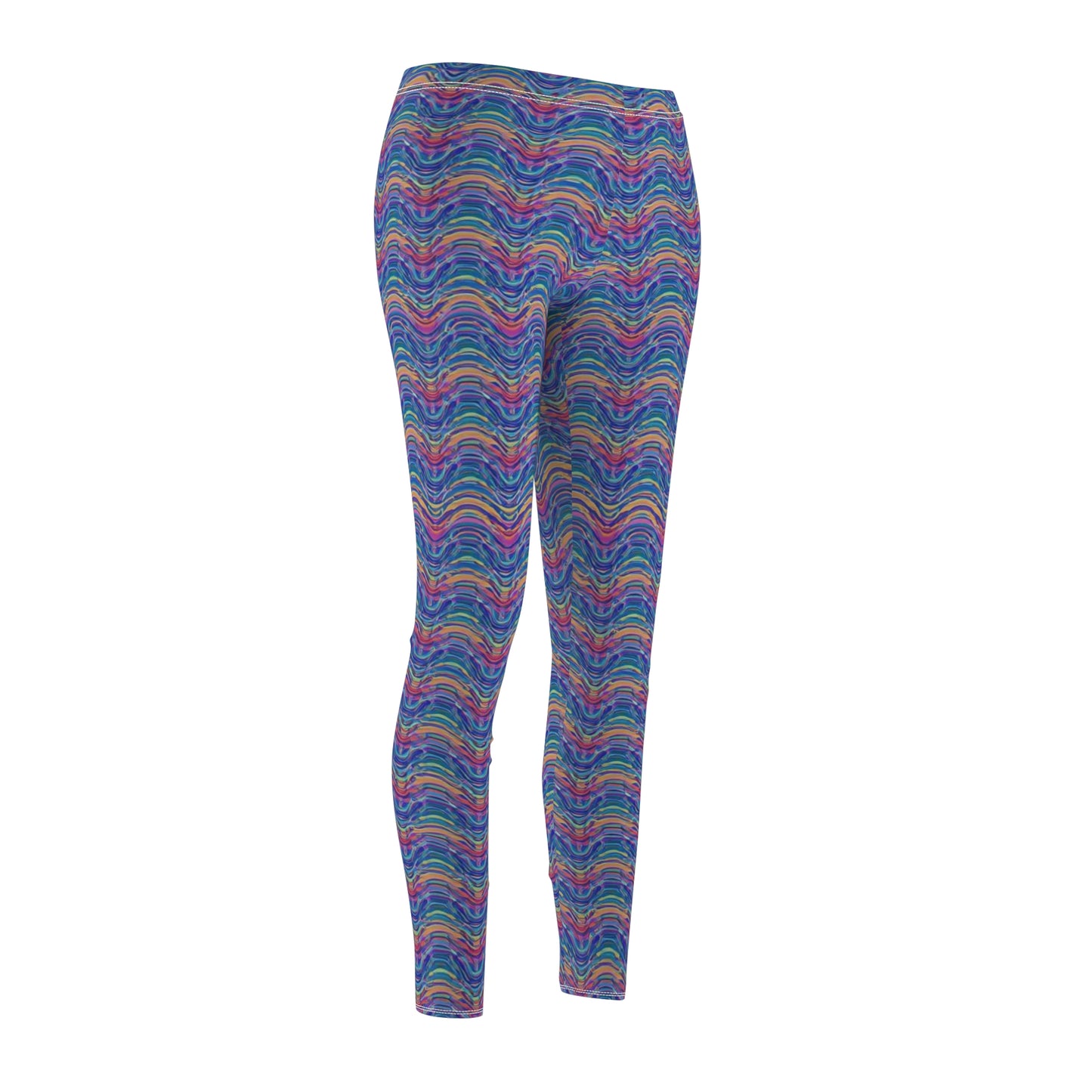 Colorful Psychedelic Patterned Women's Leggings