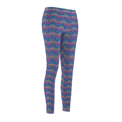 Colorful Psychedelic Patterned Women's Leggings