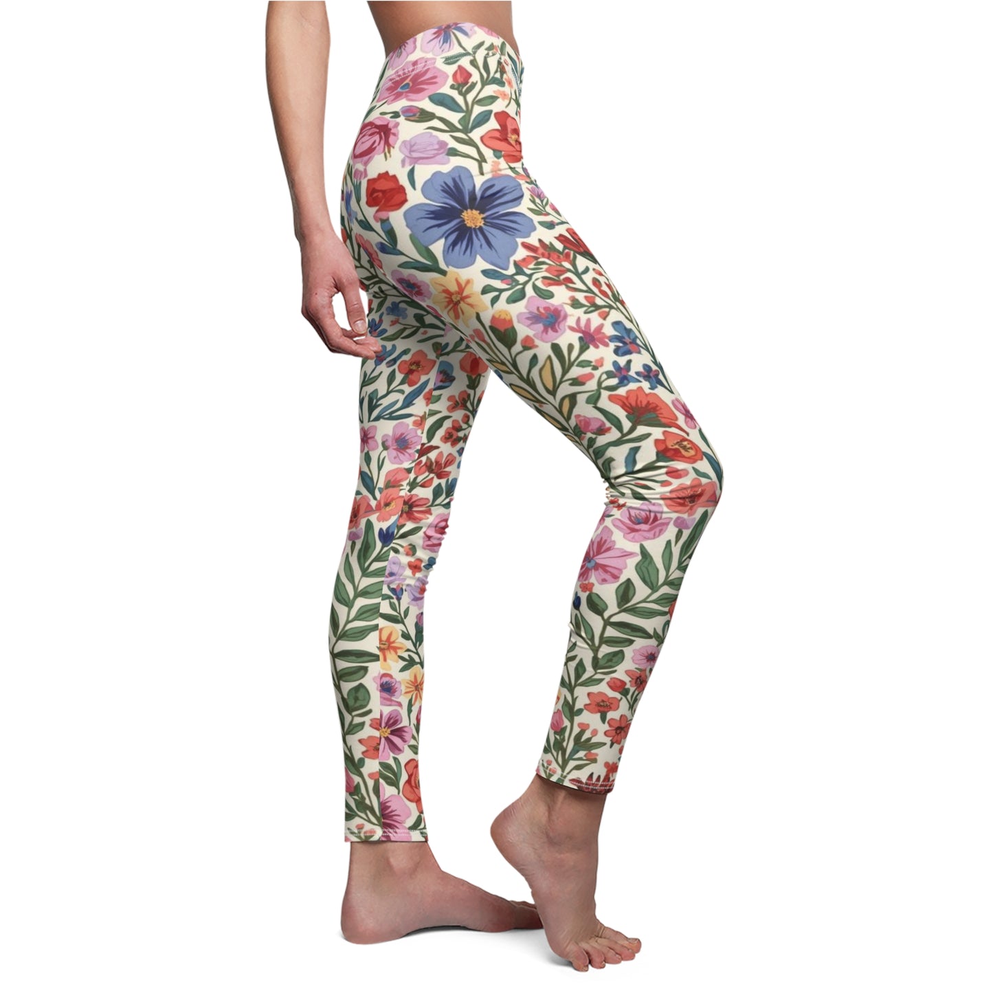 Floral Garden Watercolor Women's Leggings
