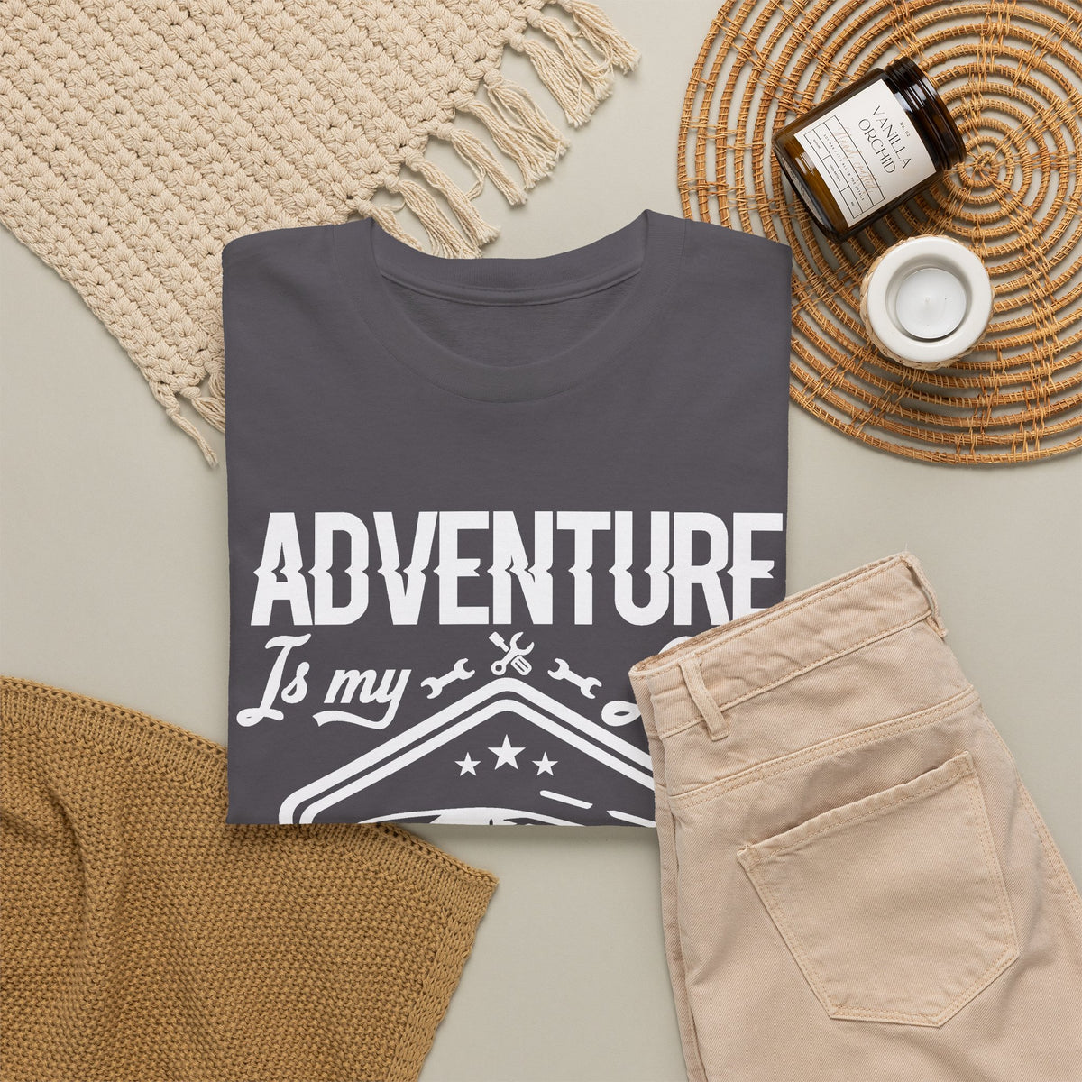 Adventure Is My Life Truck Trailer T-Shirt