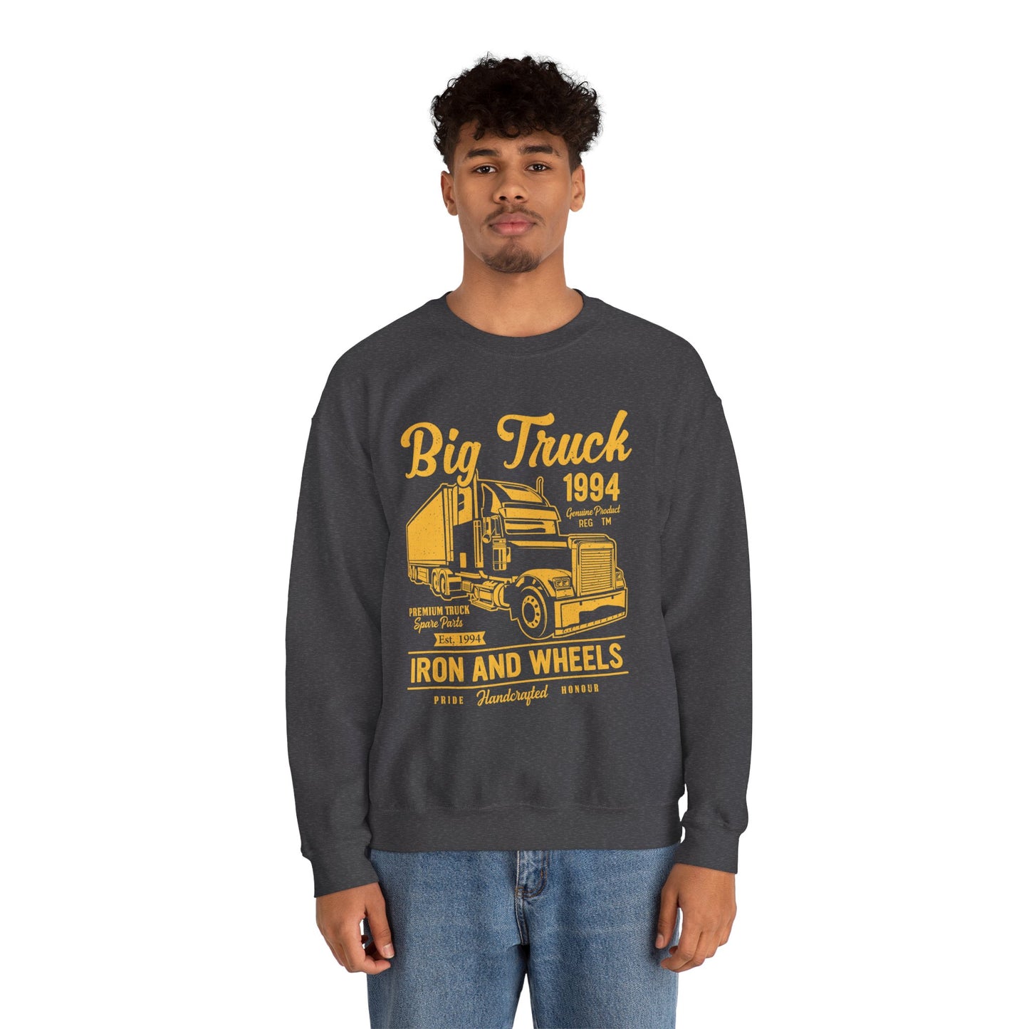 Big Truck 1994 Iron And Wheels Men's Sweatshirt