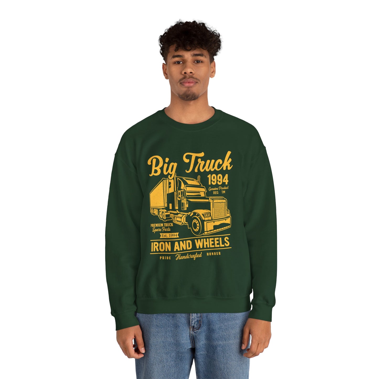 Big Truck 1994 Iron And Wheels Men's Sweatshirt