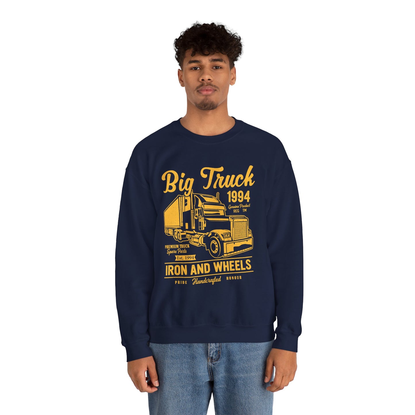 Big Truck 1994 Iron And Wheels Men's Sweatshirt