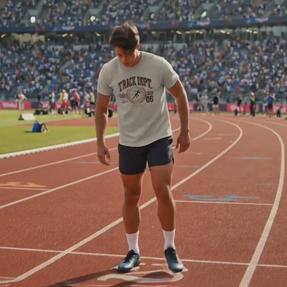 Track Dept Vintage Running Men's T-Shirt